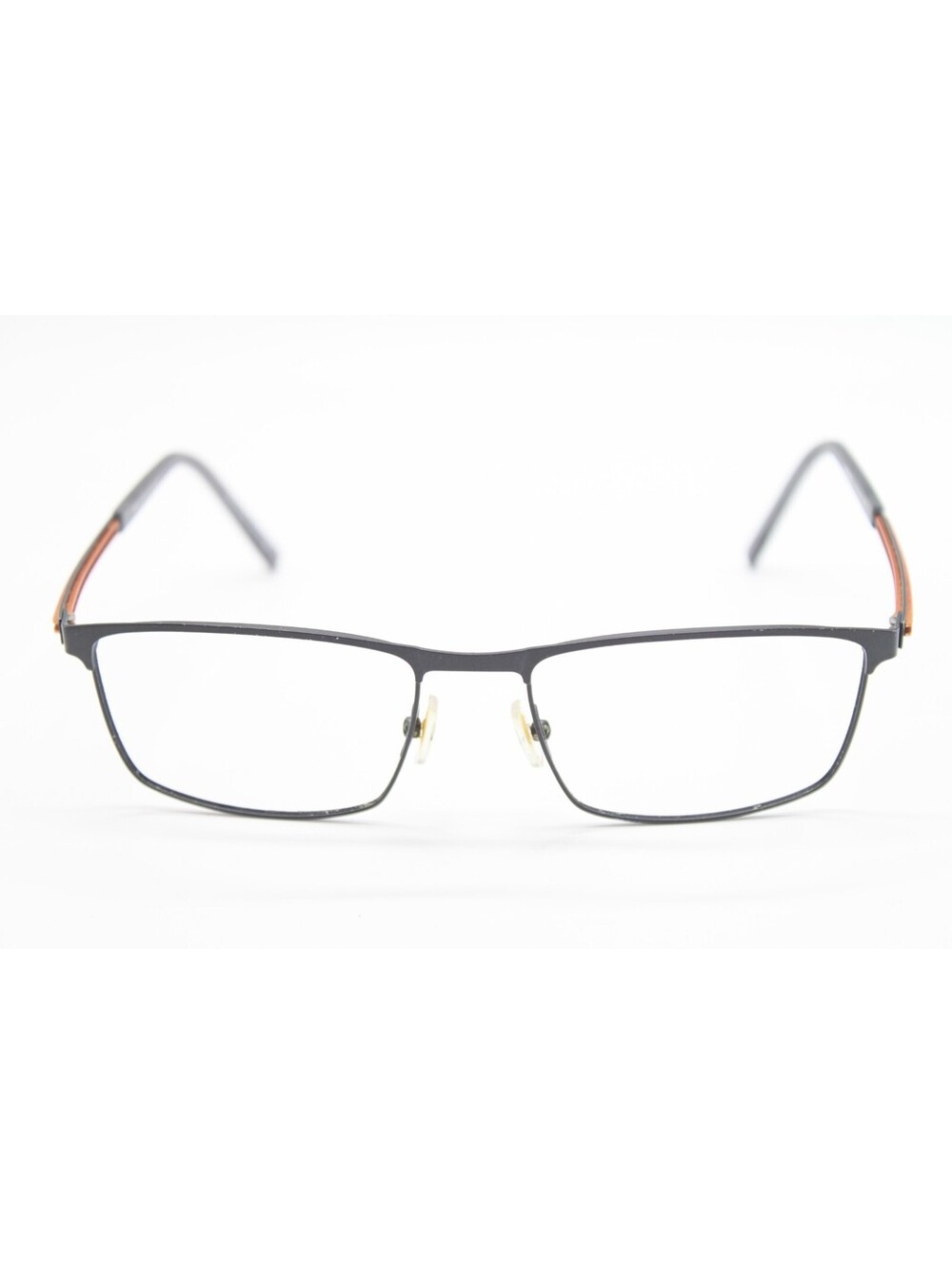 MOREL FRANCE 30173L GO11 METALLIC GREY ORANGE AUTHENTIC EYEGLASSES 57-18